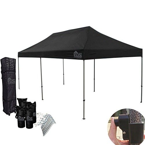 10x20 black pop up tent