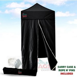 5x5 Black Iron horse Canopy with 4 Walls