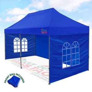 10x20 Blue Canopy with Walls
