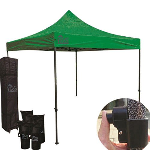 10x10 green pop up canopy tent