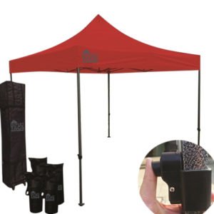 red pop up canopy tent