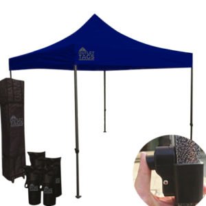 10x10 royal blue canopy pop up tent