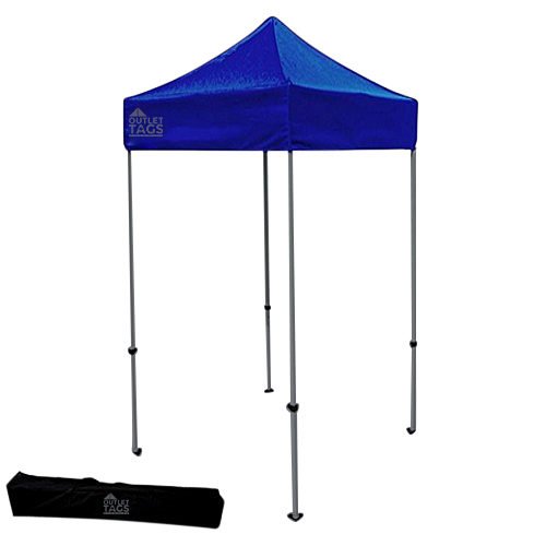 blue 5x5 pop up tent canopy