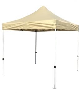 8×8 Iron Horse Canopy with Four Walls – White