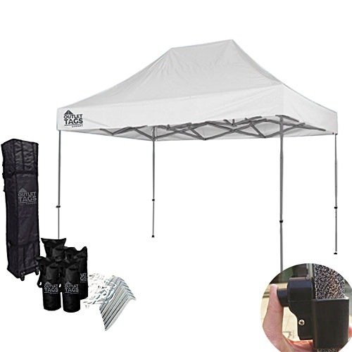 10x15 white pop up tent
