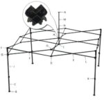 10ftx10ft Iron Horse Tent Part H - Center Pole Support - Image 2