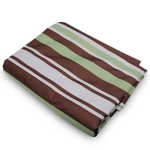 Brown Green Stripe Canopy Tarp 10x10