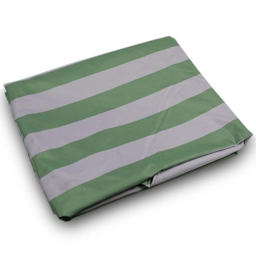 Green White Stripe Canopy Tarp in 10x10