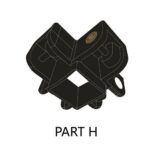 10x10ft Iron Horse Tent Replacement Part H - Center Pole Support