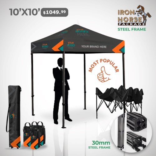 10x10 Custom Tent Package