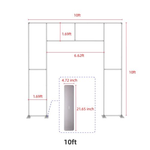 Flat Square Door Arch Stand - Image 5