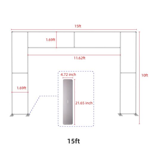 Flat Square Door Arch Stand - Image 6