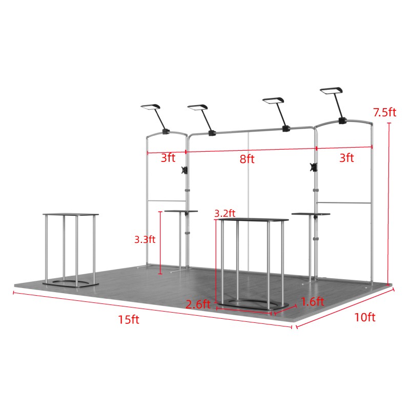 10ftx15ft Custom Trade Show Booth A1 - Image 3