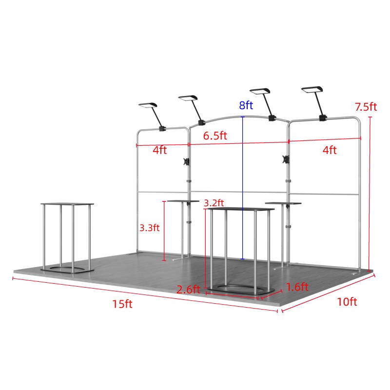 10ftx15ft Custom Trade Show Booth C1 - Image 3