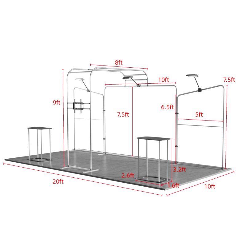 10ftx20ft Custom Trade Show Booth A5 - Image 3