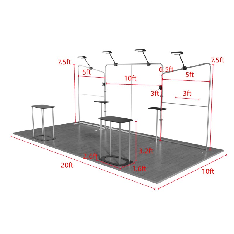 10ftx20ft Custom Trade Show Booth A6 - Image 3
