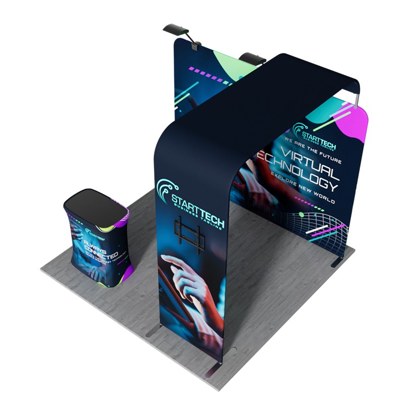 10ftx10ftt Custom Trade Show Booth A3 - Image 4