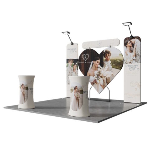 10ftx10ft Custom Trade Show Booth D1