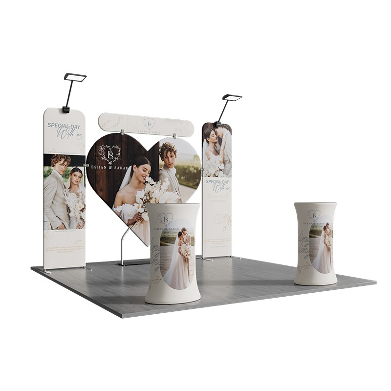10ftx10ft Custom Trade Show Booth D1 - Image 3