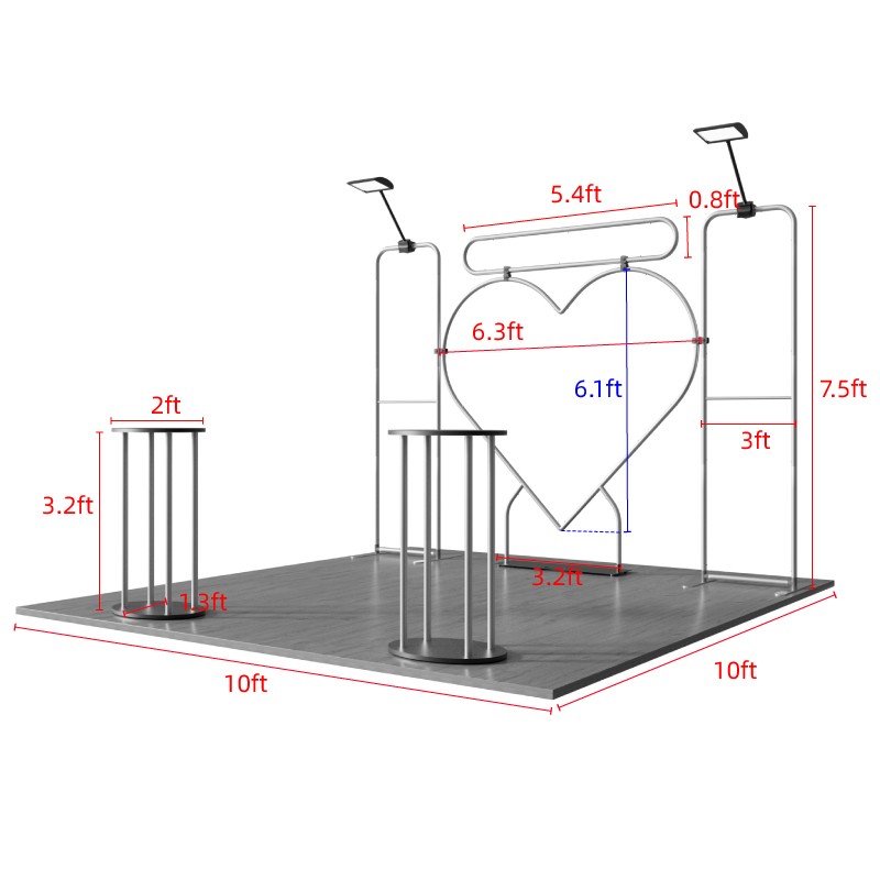 10ftx10ft Custom Trade Show Booth D1 - Image 4