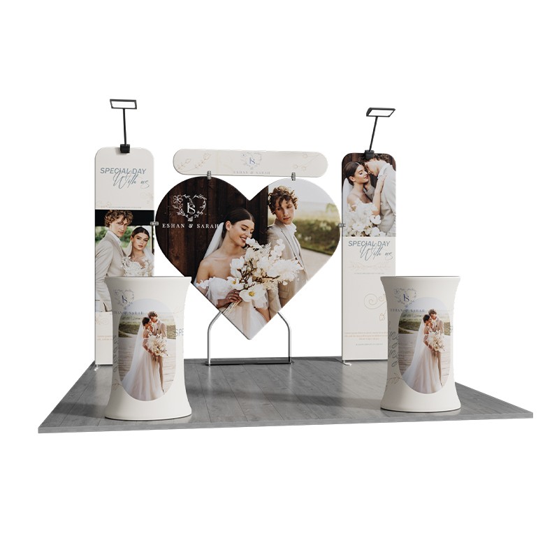 10ftx10ft Custom Trade Show Booth D1 - Image 6