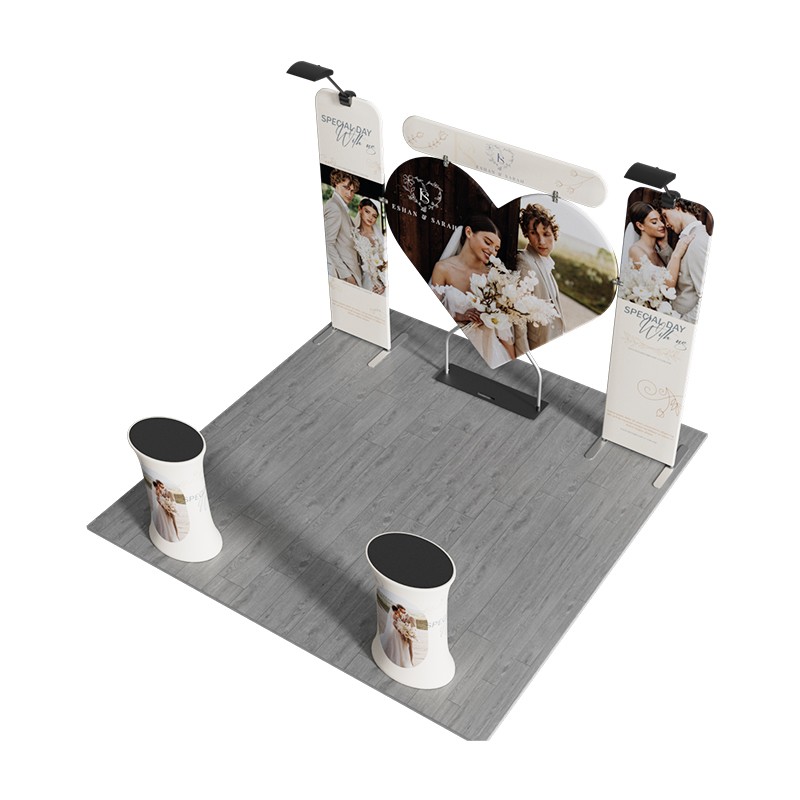 10ftx10ft Custom Trade Show Booth D1 - Image 5