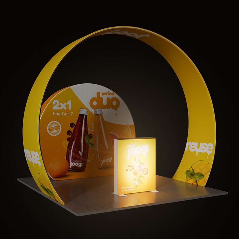 10ftx10ft Custom Trade Show Booth D2 - Image 3