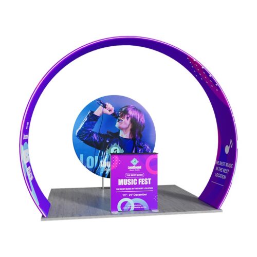 10ftx10ft Custom Trade Show Booth D3