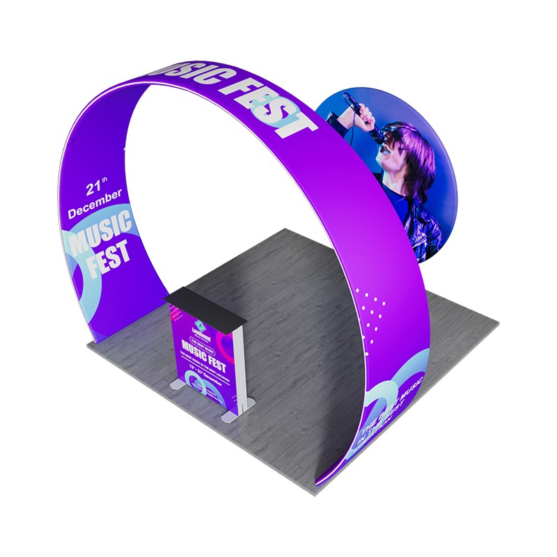 10ftx10ft Custom Trade Show Booth D3 - Image 4